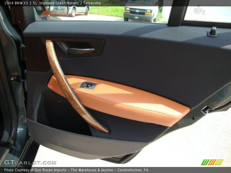 Highland Green Metallic / Terracotta 2004 BMW X3 2.5i
