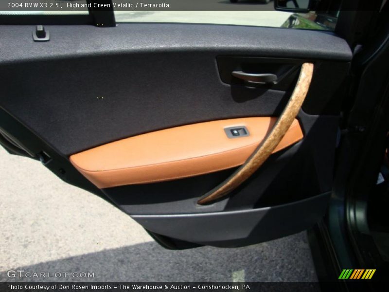Highland Green Metallic / Terracotta 2004 BMW X3 2.5i