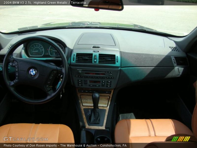 Highland Green Metallic / Terracotta 2004 BMW X3 2.5i