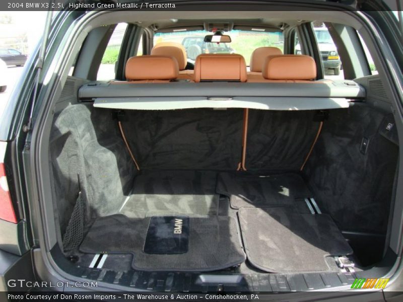 Highland Green Metallic / Terracotta 2004 BMW X3 2.5i