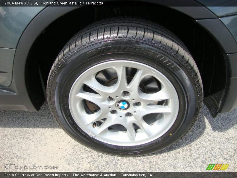 Highland Green Metallic / Terracotta 2004 BMW X3 2.5i