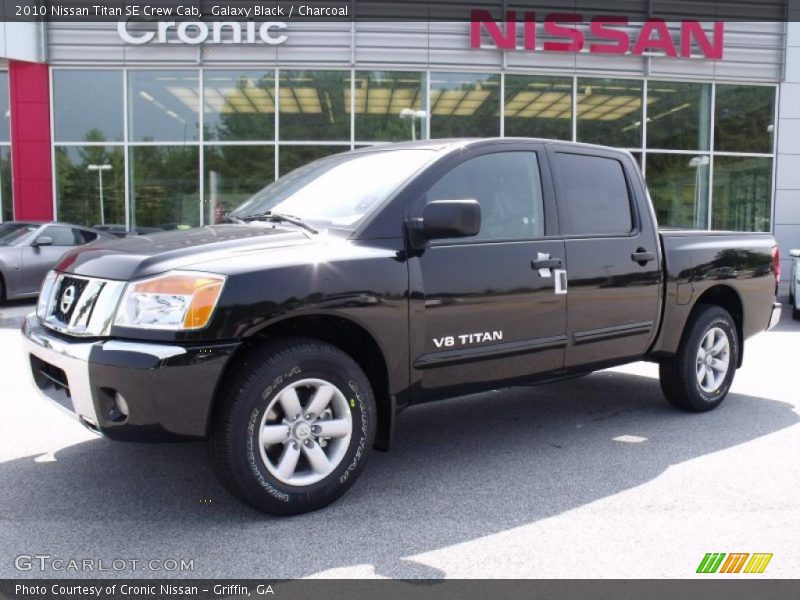 Galaxy Black / Charcoal 2010 Nissan Titan SE Crew Cab