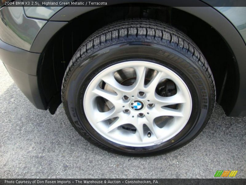 Highland Green Metallic / Terracotta 2004 BMW X3 2.5i