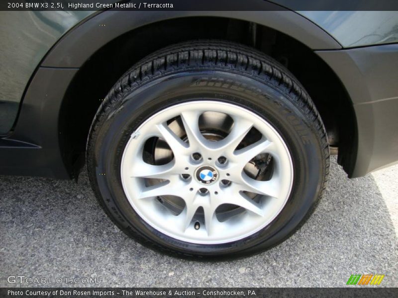 Highland Green Metallic / Terracotta 2004 BMW X3 2.5i
