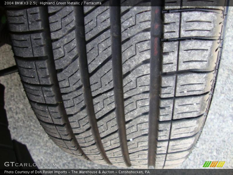 Highland Green Metallic / Terracotta 2004 BMW X3 2.5i