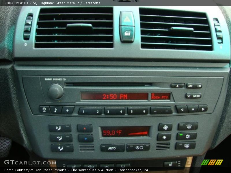 Highland Green Metallic / Terracotta 2004 BMW X3 2.5i