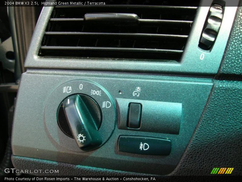 Highland Green Metallic / Terracotta 2004 BMW X3 2.5i