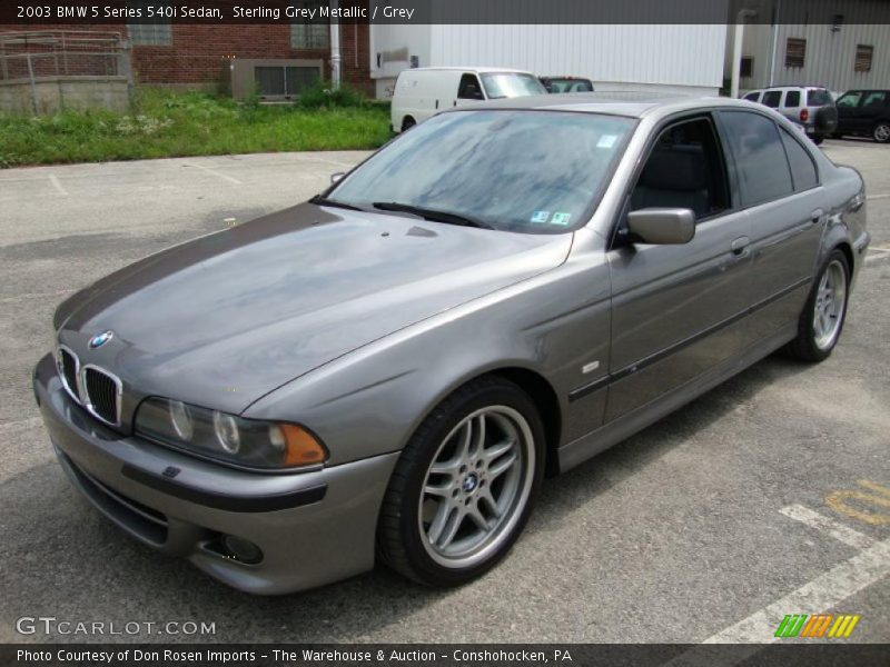 Sterling Grey Metallic / Grey 2003 BMW 5 Series 540i Sedan