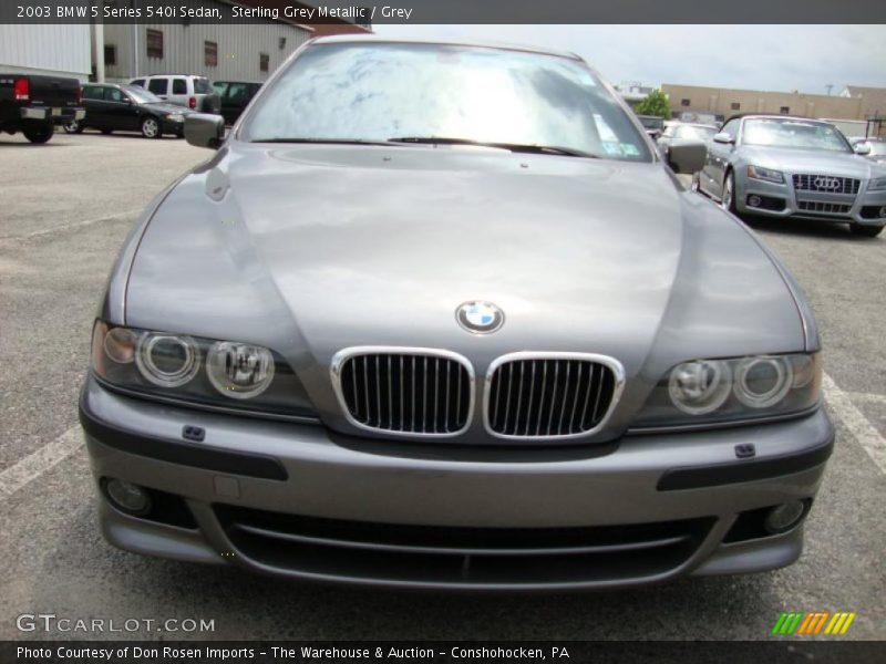 Sterling Grey Metallic / Grey 2003 BMW 5 Series 540i Sedan