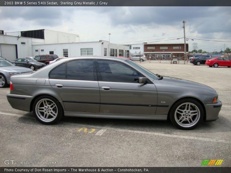 Sterling Grey Metallic / Grey 2003 BMW 5 Series 540i Sedan