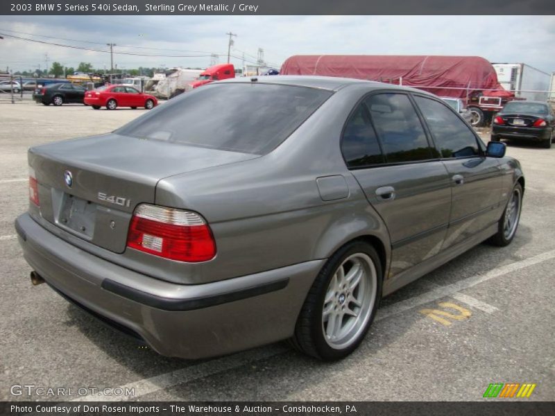 Sterling Grey Metallic / Grey 2003 BMW 5 Series 540i Sedan