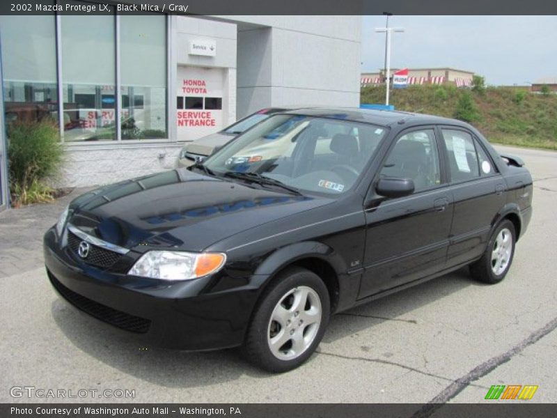 Black Mica / Gray 2002 Mazda Protege LX