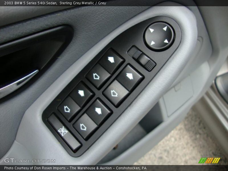 Sterling Grey Metallic / Grey 2003 BMW 5 Series 540i Sedan