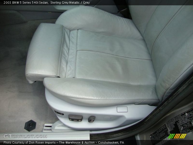 Sterling Grey Metallic / Grey 2003 BMW 5 Series 540i Sedan