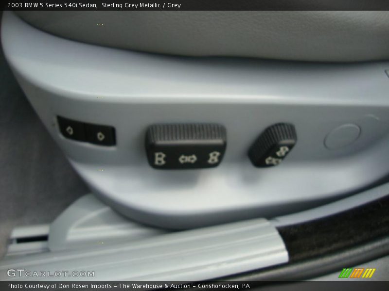 Sterling Grey Metallic / Grey 2003 BMW 5 Series 540i Sedan