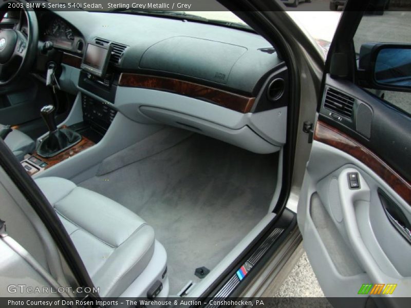 Sterling Grey Metallic / Grey 2003 BMW 5 Series 540i Sedan