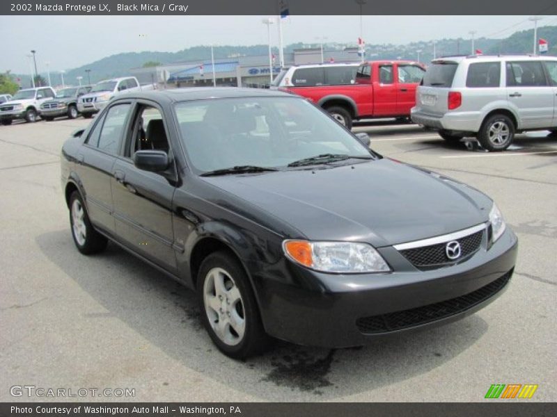 Black Mica / Gray 2002 Mazda Protege LX