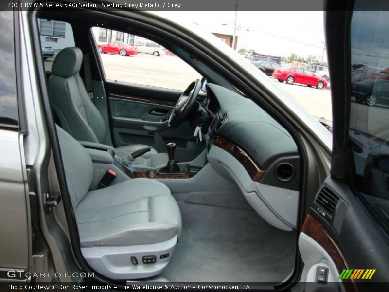 Sterling Grey Metallic / Grey 2003 BMW 5 Series 540i Sedan