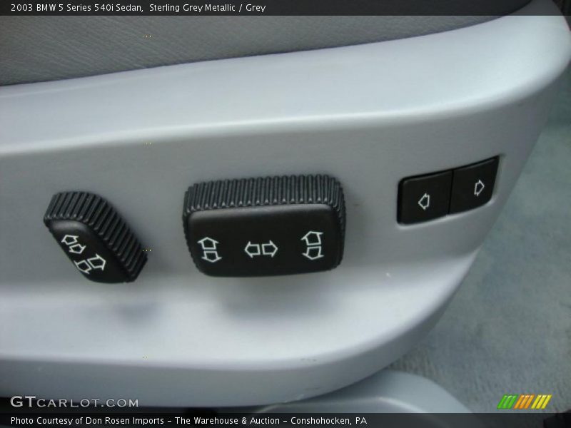 Sterling Grey Metallic / Grey 2003 BMW 5 Series 540i Sedan