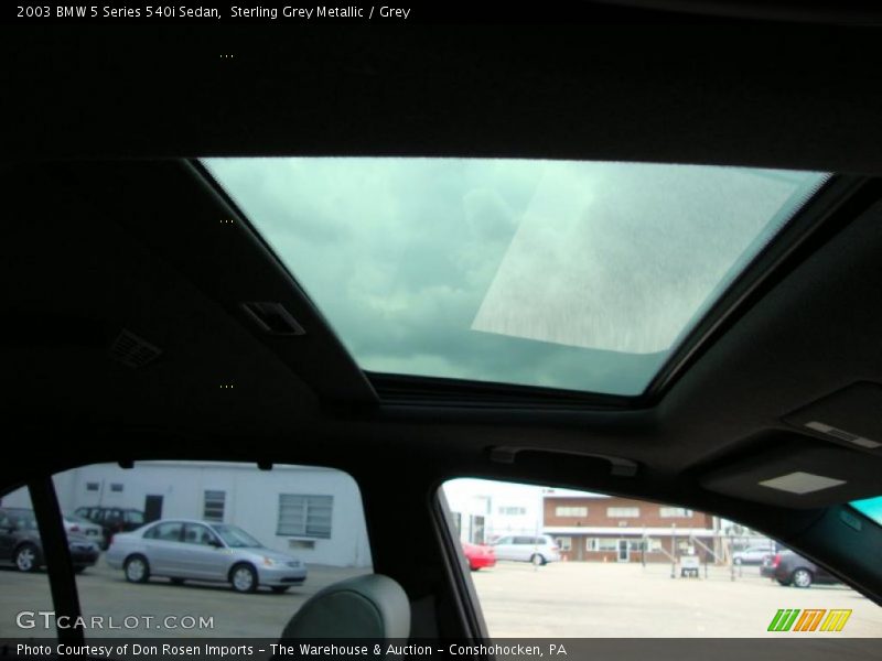 Sterling Grey Metallic / Grey 2003 BMW 5 Series 540i Sedan