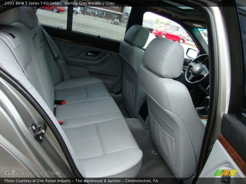 Sterling Grey Metallic / Grey 2003 BMW 5 Series 540i Sedan