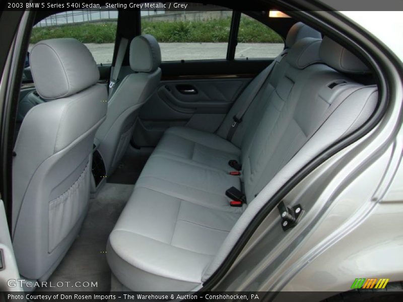 Sterling Grey Metallic / Grey 2003 BMW 5 Series 540i Sedan