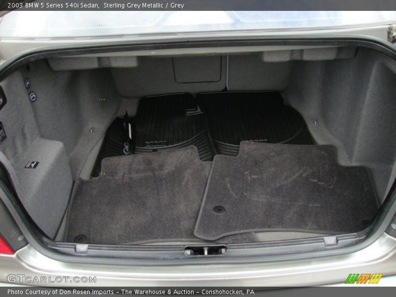 Sterling Grey Metallic / Grey 2003 BMW 5 Series 540i Sedan