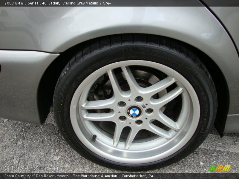 Sterling Grey Metallic / Grey 2003 BMW 5 Series 540i Sedan