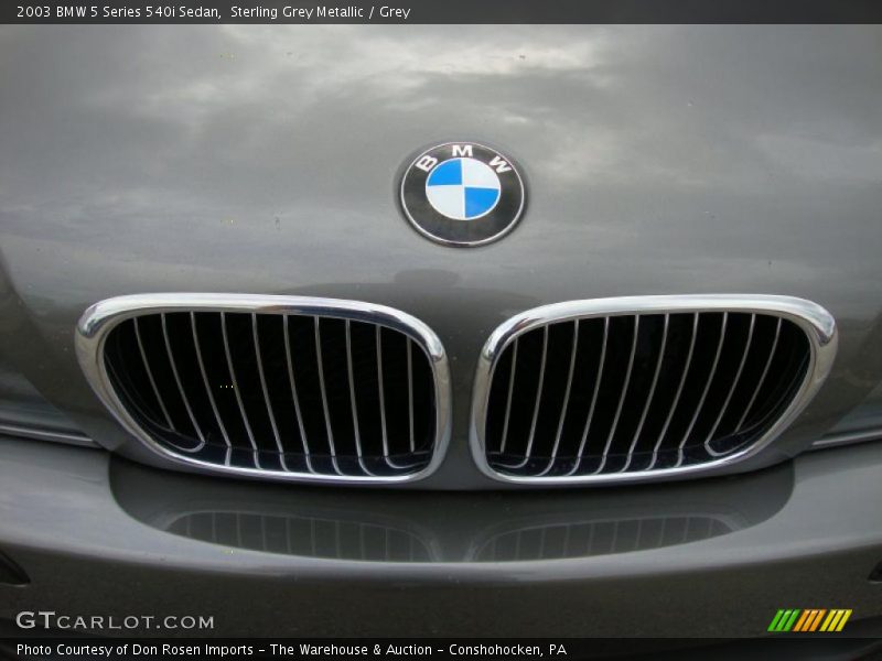 Sterling Grey Metallic / Grey 2003 BMW 5 Series 540i Sedan