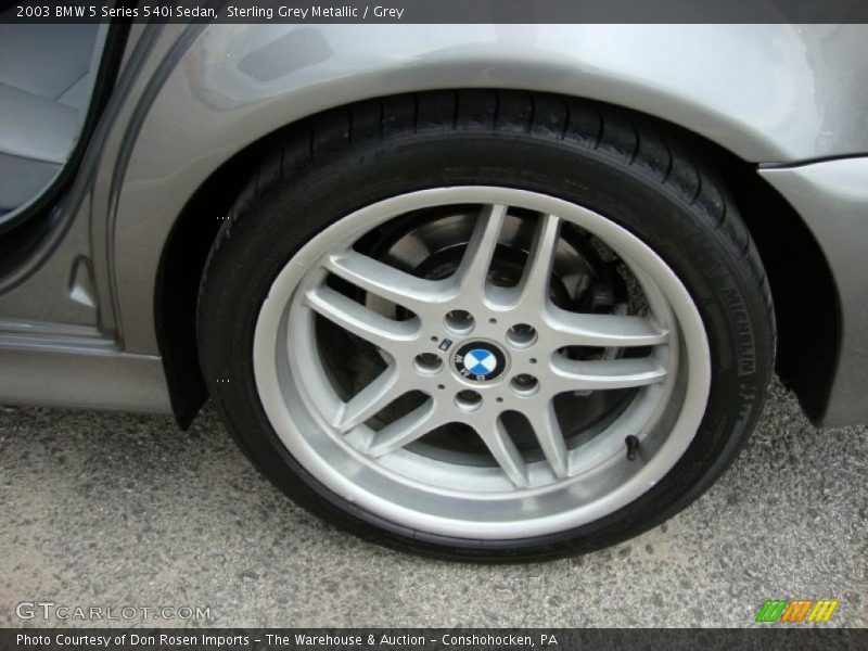 Sterling Grey Metallic / Grey 2003 BMW 5 Series 540i Sedan
