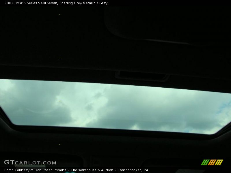 Sterling Grey Metallic / Grey 2003 BMW 5 Series 540i Sedan