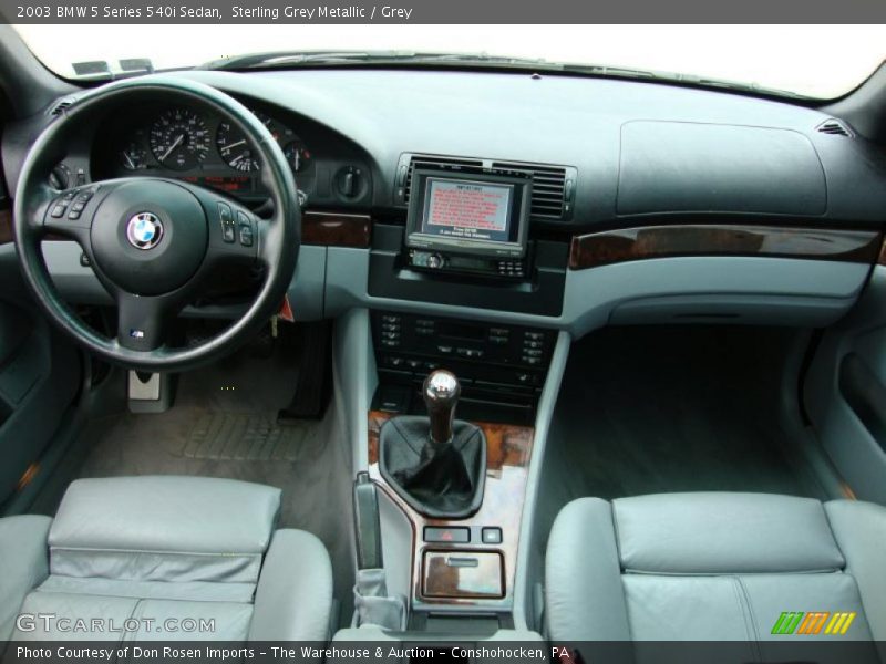 Sterling Grey Metallic / Grey 2003 BMW 5 Series 540i Sedan