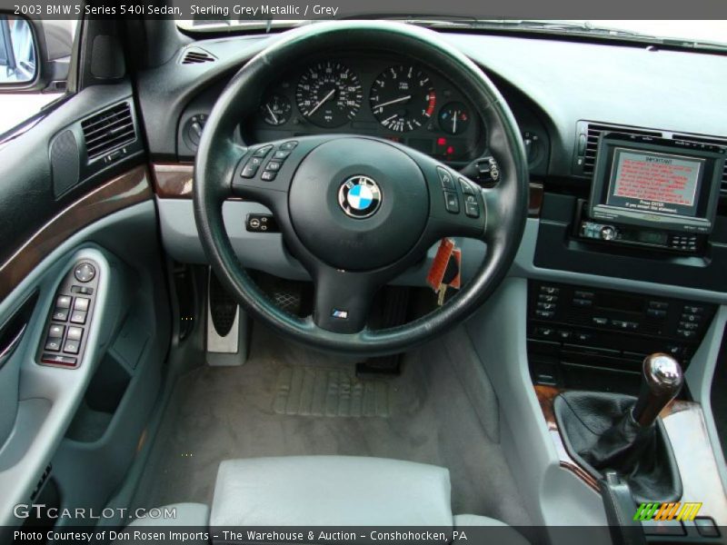Sterling Grey Metallic / Grey 2003 BMW 5 Series 540i Sedan