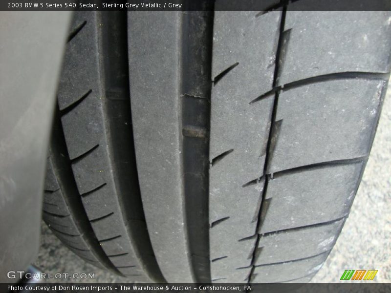 Sterling Grey Metallic / Grey 2003 BMW 5 Series 540i Sedan