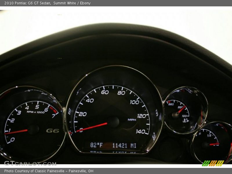 Summit White / Ebony 2010 Pontiac G6 GT Sedan