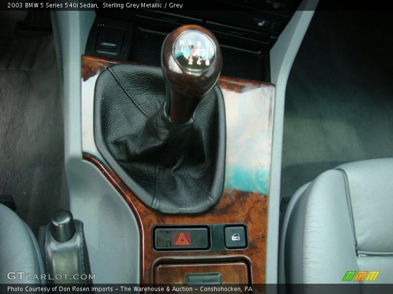 Sterling Grey Metallic / Grey 2003 BMW 5 Series 540i Sedan