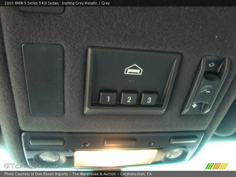 Sterling Grey Metallic / Grey 2003 BMW 5 Series 540i Sedan
