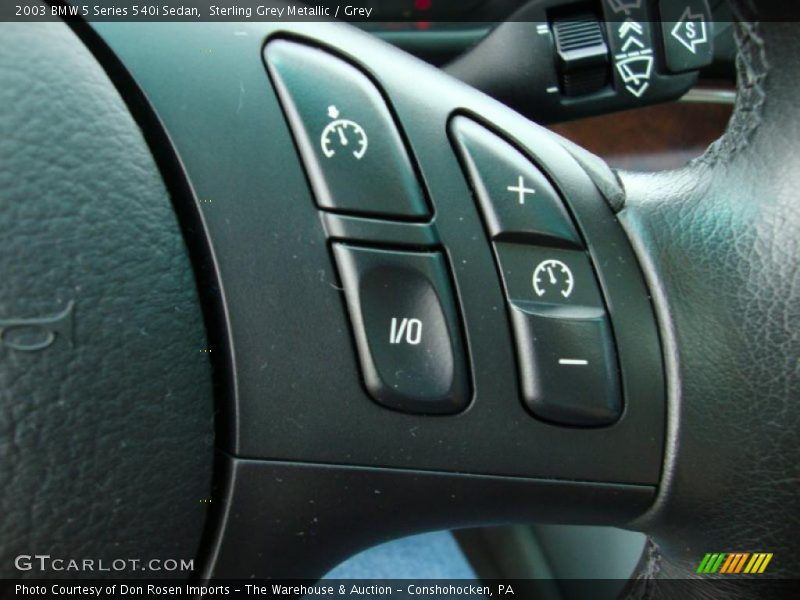 Sterling Grey Metallic / Grey 2003 BMW 5 Series 540i Sedan