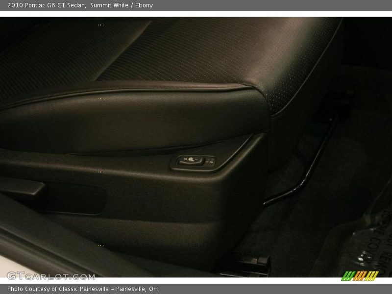 Summit White / Ebony 2010 Pontiac G6 GT Sedan