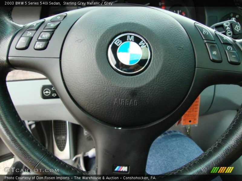Sterling Grey Metallic / Grey 2003 BMW 5 Series 540i Sedan
