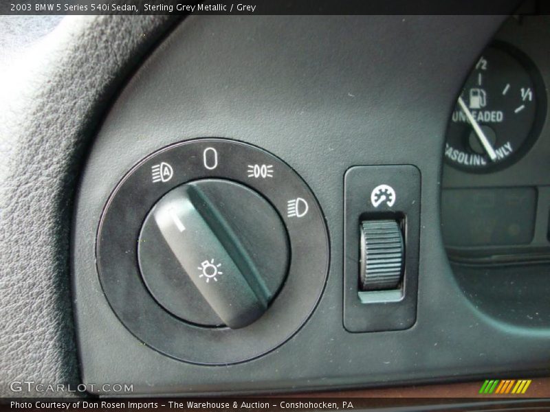 Sterling Grey Metallic / Grey 2003 BMW 5 Series 540i Sedan