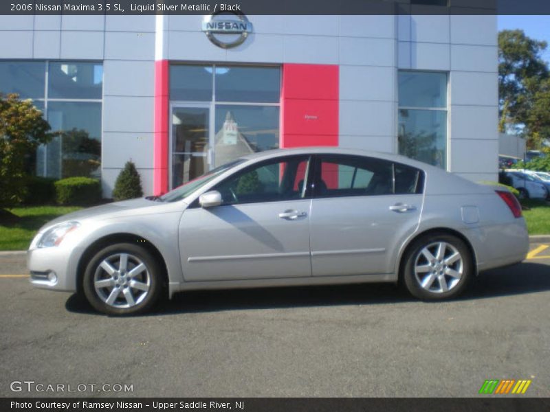Liquid Silver Metallic / Black 2006 Nissan Maxima 3.5 SL