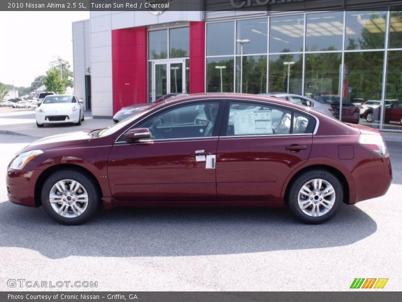 Tuscan Sun Red / Charcoal 2010 Nissan Altima 2.5 SL