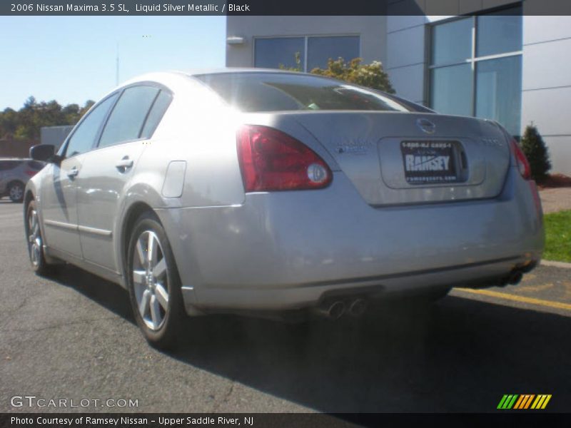 Liquid Silver Metallic / Black 2006 Nissan Maxima 3.5 SL