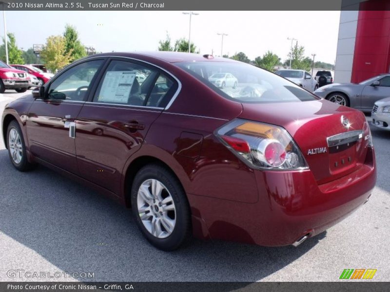 Tuscan Sun Red / Charcoal 2010 Nissan Altima 2.5 SL