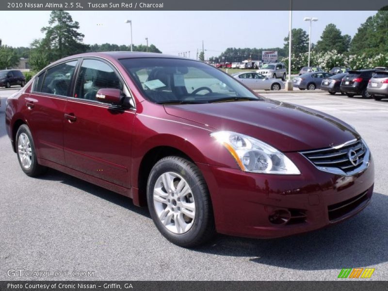Tuscan Sun Red / Charcoal 2010 Nissan Altima 2.5 SL