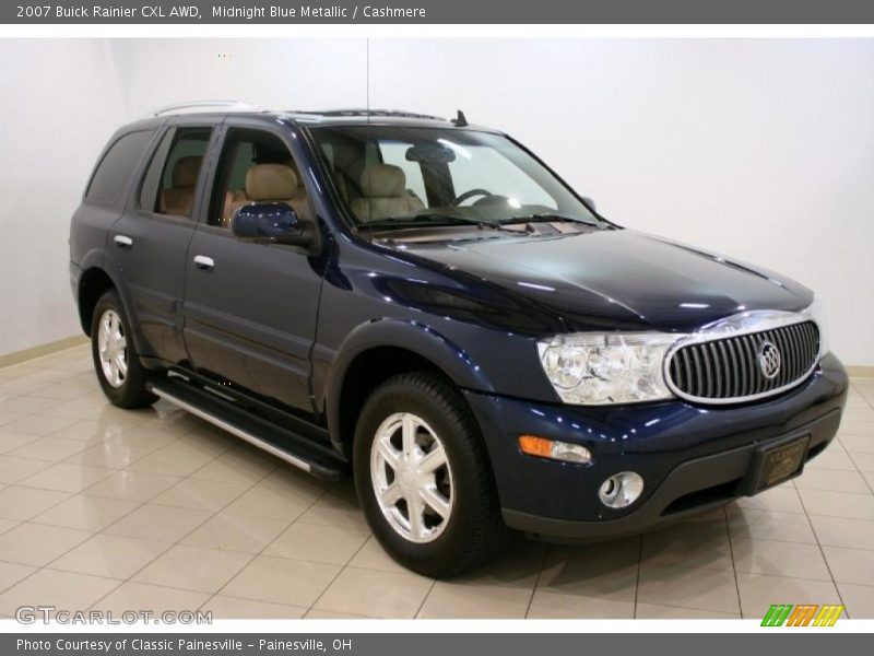 Midnight Blue Metallic / Cashmere 2007 Buick Rainier CXL AWD