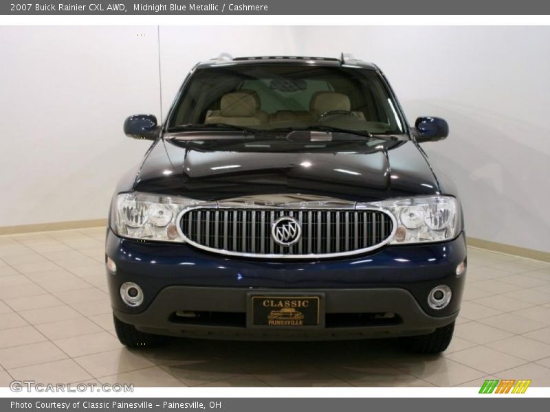 Midnight Blue Metallic / Cashmere 2007 Buick Rainier CXL AWD