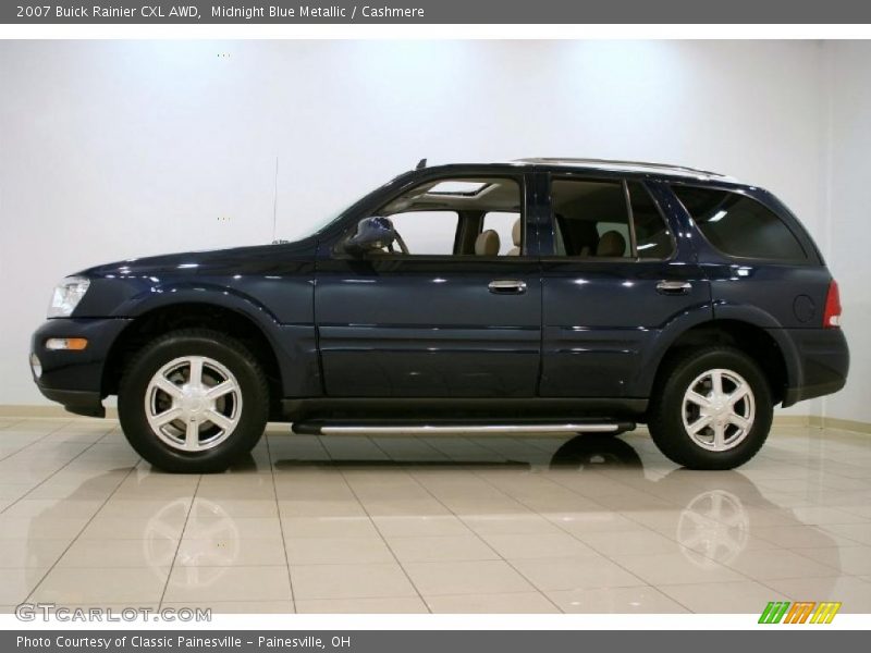 Midnight Blue Metallic / Cashmere 2007 Buick Rainier CXL AWD