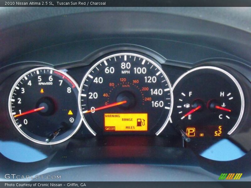 Tuscan Sun Red / Charcoal 2010 Nissan Altima 2.5 SL